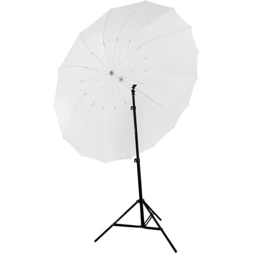 Neewer 72"/180cm White Diffusion Parabolic Umbrella 16 Fiberglass Rib 7mm Shaft, includes Portable Carrying Bag