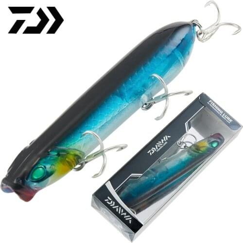 DAIWA Hard Fishing Lures Lasered Minnow Treble Hook Wobbler Crankbait Professional Bait Fishing Tackle Accessories 16G 10CM