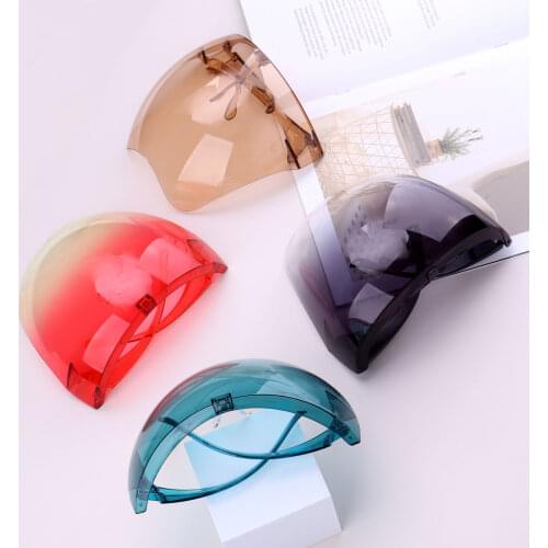 Colorful Face Shield Unisex Eye Shield Mask for Face Protectors Shield Half Face Sun Glasses Shield Guard Anti-spray Face Mask