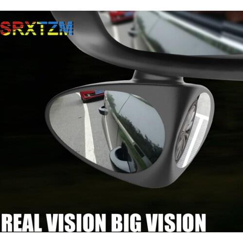 SRXTZM For Bmw E46 E39 E36 Audi A4 B6 A3 A6 C5 Renault Duster Lada Granta 360 Degree Adjustable Car Rearview Blind Spot Mirror