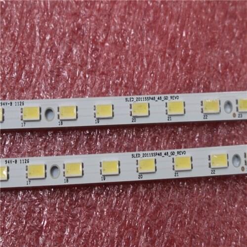 522mm LED Backlight Lamp strip 46leds for Sharp LCD-46LX530A 750A 755A 560A 830A 430A LCD-46FF1A 2011SSP46-46-GD-REV0 46inch TV