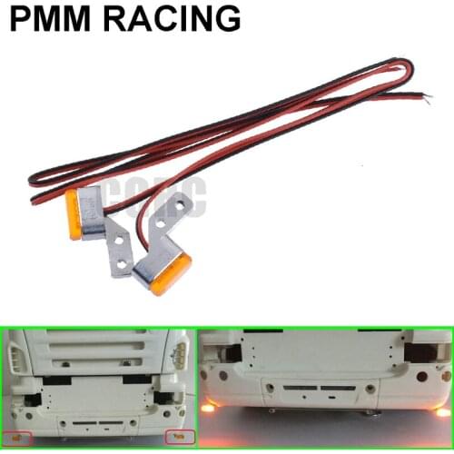 LED Bottom Contour Light Width Lamp Taillight For 1/14 Tamiya RC Truck Scania Actros 3363 56348 56352 R620 56323 R730 DIY Part