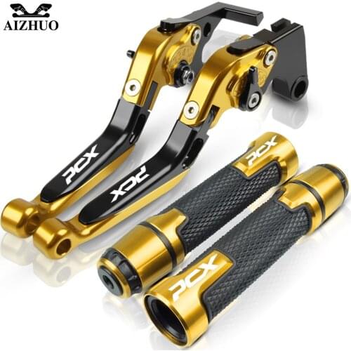 Brake Clutch Lever Adjustable Aluminum Motorcycle Handle Grips FOR HONDA PCX125 PCX150 PCX 125 150 2018 2019 2020 Allyears