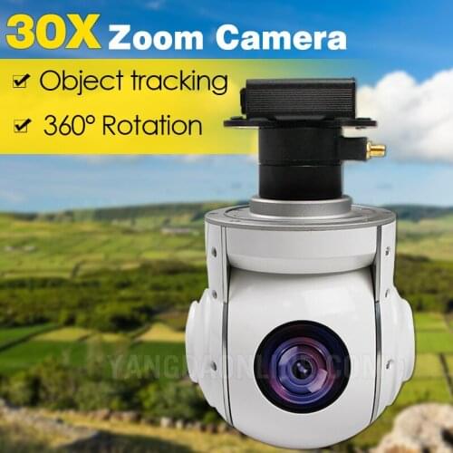 Gimbal zoom camera for drone 30x optical 2 axis for fix wing uav aircraft aerial industrial inspection surveying search rescue