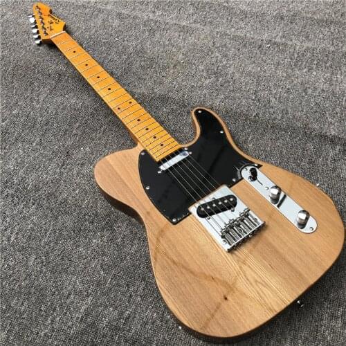 Stock, elm electric guitar, logs, real photos, free shipping, wholesale and retail