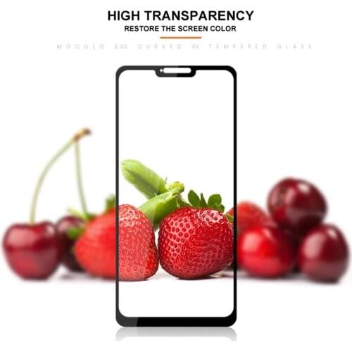Explosion-proof Full Cover Tempered Glass Screen Protector Ultra Thin Black Edge Front Guard Films For LG G7 ThinQ / G7 G710EM