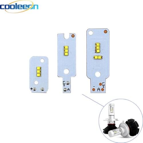 2pcs ZES COB LED Chip for X3 Car Headlight Bulbs H1 H3 H4 H7 9005 9006 880 H13 9004 9007 Auto Headlamp Light Source X3 ZES Chip