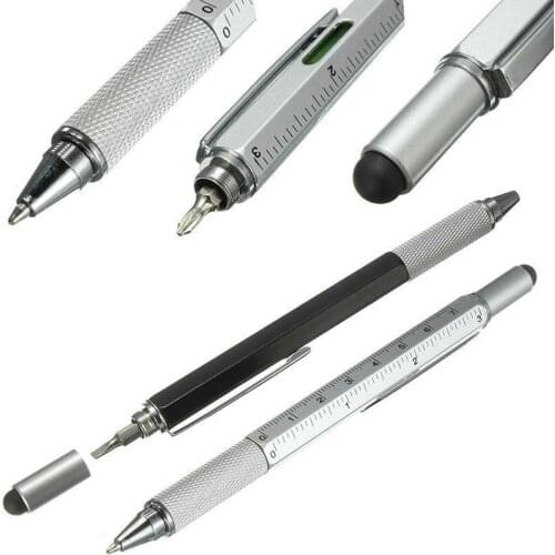 6 in 1 Multi-function Tool Screwdriver Ballpoint Pen Screen Touch Capacities Phone Handwriting Ballpoint Pen Tool Pen sz Color