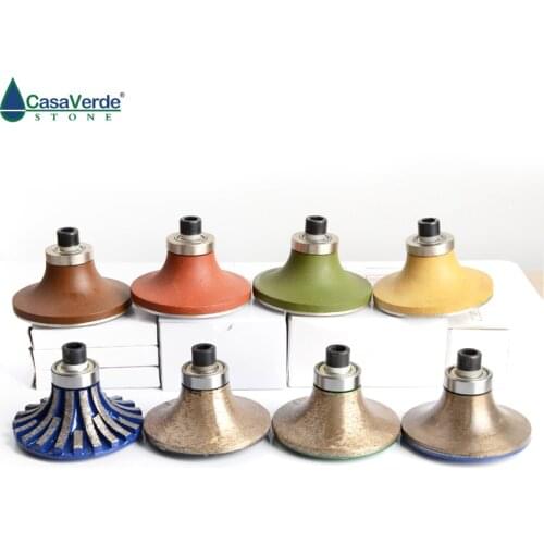 B20 Demi Bullnose Diamond Router Bits for Edge Profiling Machine Hand Held Granite Router Diamond Wheel Shape B 20