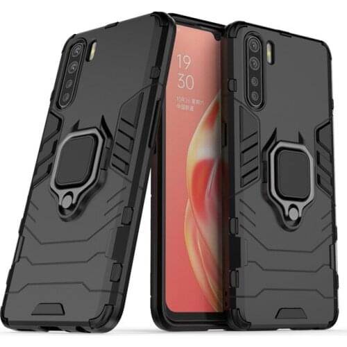 Ring Holder Case For OPPO A91 Cover Bumper Armor Housings Protective Hard Back Cover For OPPO A91 Case Funda Etui 6.4