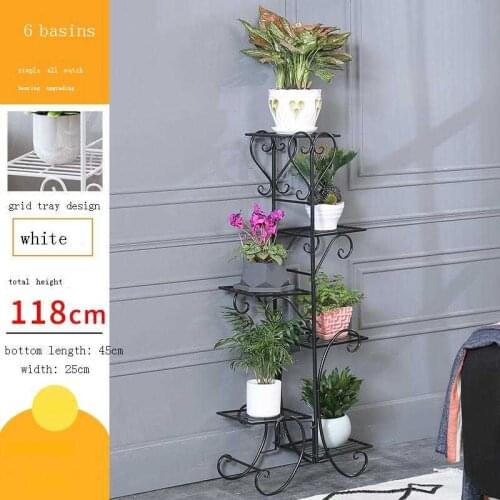 Pour Plante Decor Decoration Balcone Mensola Porta Piante Sera Saksisi Dekarosyon Balkon Balcony Balcon Shelf Flower Iron Rack