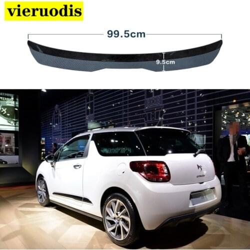 For tenho citroen DS3 hatchback 2016 2017 2018 2019 2020 high quality ABS material glossy black car rear wing