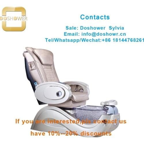 Doshower DS-S17F pedicure manicure chair with massage pedicure chair foot spa for spa chairs luxury nail salon pedicure manicure