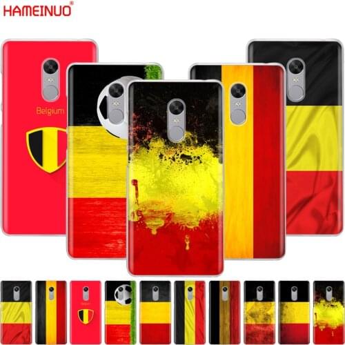 HAMEINUO Belgium Flag Luxury High-end Protector phone Case for Xiaomi redmi 5 4 1 1s 2 3 3s pro PLUS redmi note 4 4X 4A 5A