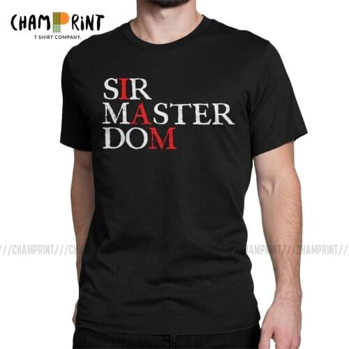 I Am Dominant Mens T Shirts BDSM Dominant Submissive Slave Play Sexy Sub Creative Tees Round Neck T-Shirt Gift Idea Clothes