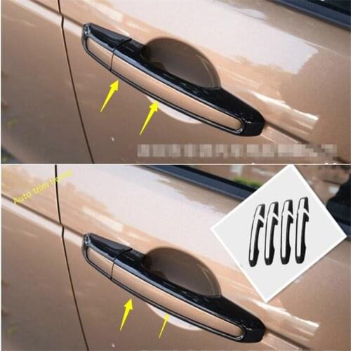 Lapetus ABS Door Doorknob Handle Plate Cover Trim 8 Pcs / Set For Range Rover Evoque 2012 - 2018 Exterior Kit Auto Accessories