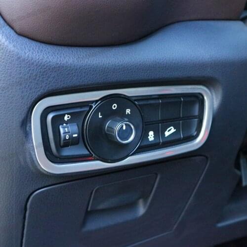 Lsrtw2017 Car Headlight Switch Knob Control Trim Frame for Trumpchi Gac Gs3 2017 2018 2019 2020 2021 Accessories Auto Styling