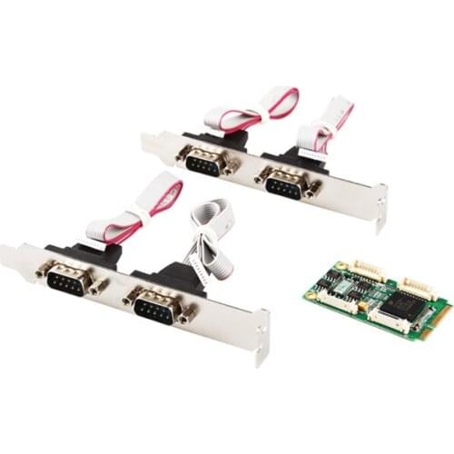 MINI PCI-E to 4 port RS422/485 industrial serial port card MINI PCIE TO 422 IO-MPCE354A-4S