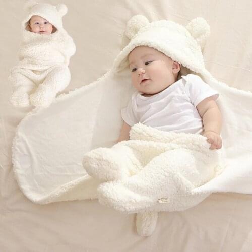 Fashion Winter Baby Sleeping Bag Kids Sleepsack Footmuff For Stroller Knitted Sleep Sack Newborn Swaddle Knit fleece Slaapzak