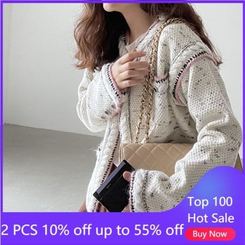Coats for women autumn winter knitting cardigan elegant sweater coats 1937