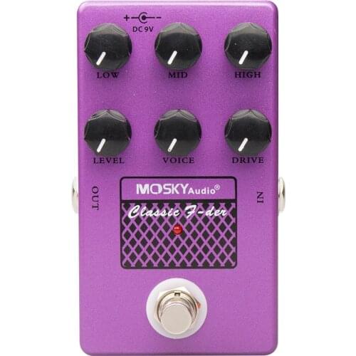 Pedal Guitarra NEW MOSKYaudio CLASSIC F-DR SPEAKER SIMULATION Guitar Effect Pedal