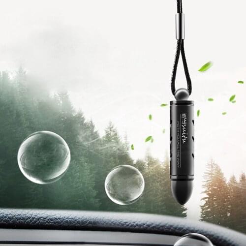 Bullet Car Mirror Hanging Pendants In Automobile Decor Car Smell Aroma Diffuser Air Purifier Car Ornament Car Accessory Interior