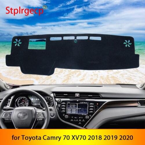 For Toyota Camry 70 XV70 2018 2019 2020 Anti-Slip Mat Dashboard Dash Cover Pad Sunshade Dashmat Protect Carpet Car Accessories