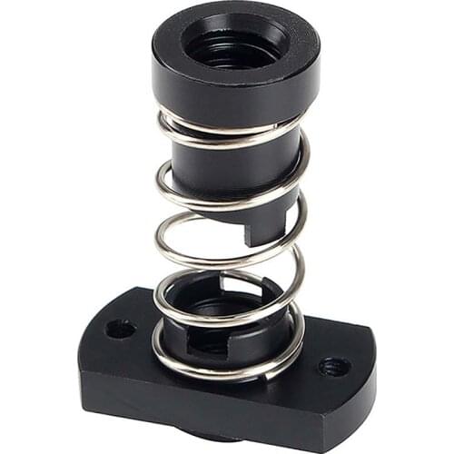 T8 POM Anti Backlash Spring Loaded Nut Elimination Gap Nut for 3D Printer Accessories