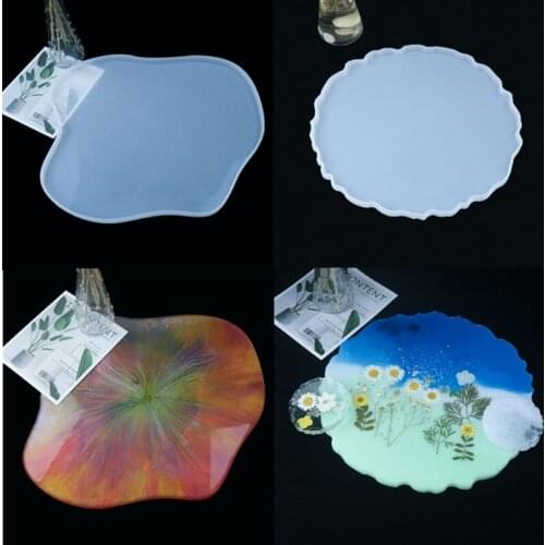 Crystal Epoxy Resin Mold Irregular Cloud Shaped Tray Casting Round Tray Silicone Mold Handmade DIY Crafts Jewelry Making Tools