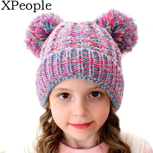 XPeople Baby Beanie Earflaps Hat Infant Toddler Girls Boys Soft Warm Knit Hat Kids Winter Hat