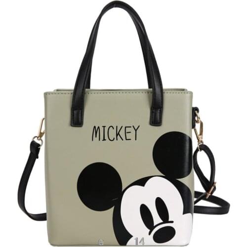 Disney New Fashion Trend Printing Shoulder Messenger crossbody Handbag Mickey Mouse Capacity Womens Casual Totest Bag