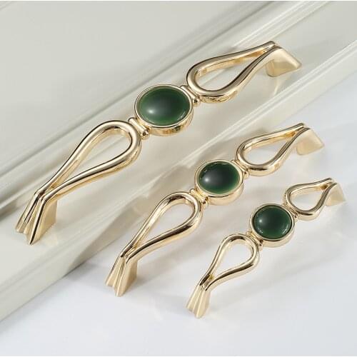 Light Luxury Modern Gold Cabinet Handles Knobs Drawer Pulls Kitchen Door Handles Furniture Handle Cabinet Door Hardware