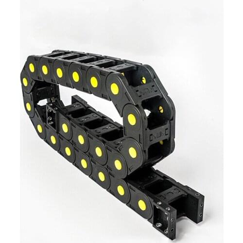 1m Bridge Transmission Chains 80x100 80*100 Plastic Towline 80 Nylon Cable Drag Chain Wire Carrier For Cnc Route