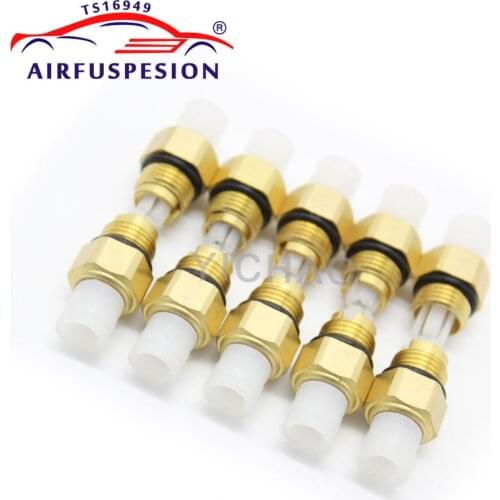 10pcs Air Suspension Spring Air Valve M10*1 for Q7 VW Touareg Cayenne 955 Jeep brand new Air Tube Air Connector Brass Fittings