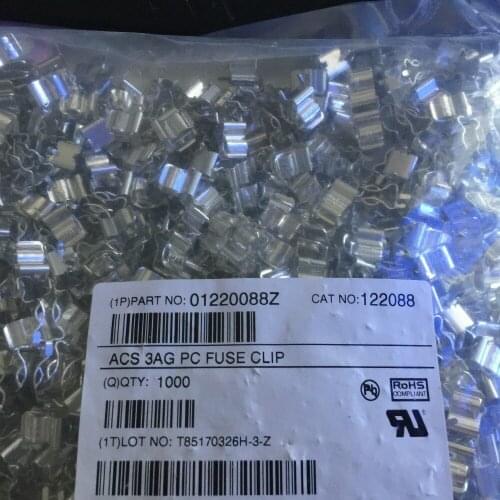 1000pcs 01220088Z CARTRIDGE FUSE CLIP 6.3X32MM 30A 250V