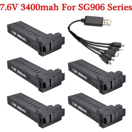 SG906 PRO 2 Spare Battery GPS Drone Self-Stabilizing Gimbal 7.4V 2800 mAh Battery Brushless Quadcopter Drones