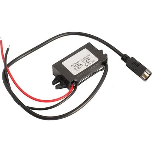 Car Charger Converter Adapter DC 8~20v 12V To 5V 3A 15W 34m Step Down Module With USB Cable for Auto Car Accessories