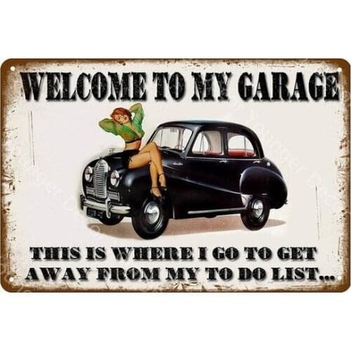 Auto Races New York City Metal Plate Car Tin Sign Vintage Poster Wall Art Painting Decorative Plaque Bar Pub Garage Decor YI-182