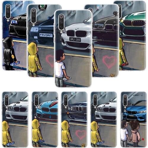 Boy Girl See Sports Car Jdm Drift Phone Case for Xiaomi Redmi Note 10 9 9S 8 7 6 8T 8A 7A 6A S2 K20 MI 10 9 8 CC9 F1 Lite Pro So