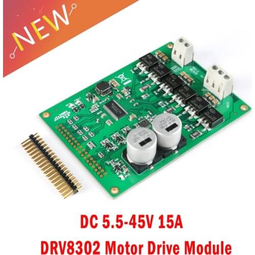 DRV8302 Motor Drive Module DC 5.5-45V 15A High Power BLDC Brushless PMSM Drive ST FOC Vector Control Amplifier Module