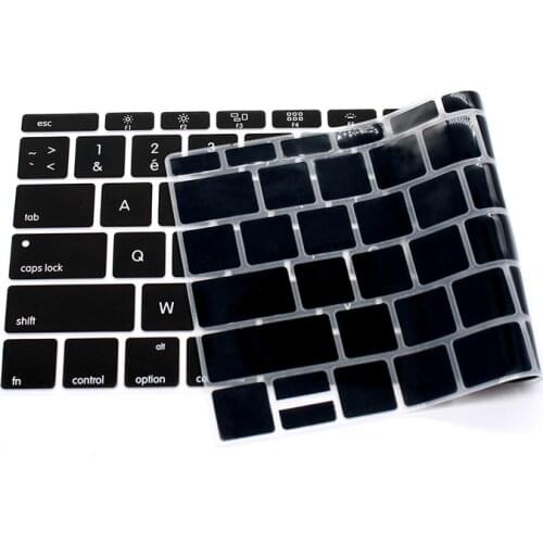 French Franch USA Silicone Keyboard Cover Skin for Macbook New Pro 13" model A1708 A 1708(2016 No Touch Bar) 2017 2018 2019