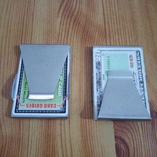 Hot sell 120 pcs double side stainless steel Metallic Money/Card/Paper clips Clamp Free shipping