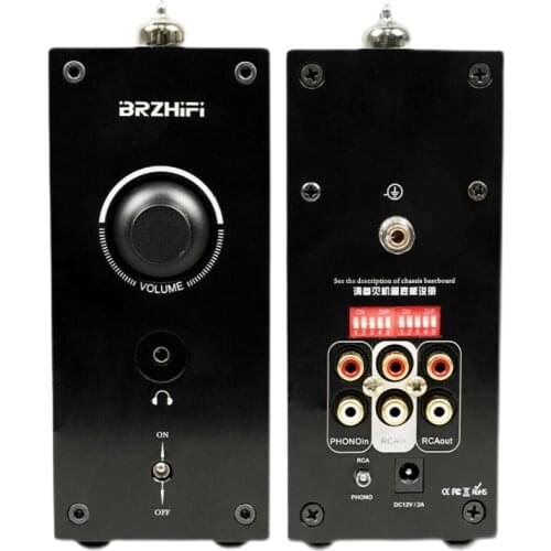 Finished 6A2 Tube Preamplifier MM/MC Phonograph Preamplifier Headphone Amplifier Audio output stereo RCA