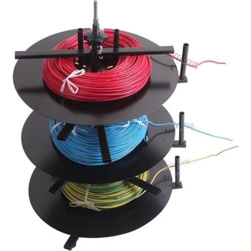 Wires Feeder Tools 1 to 4 Layer Cable Coil Feeding Machine