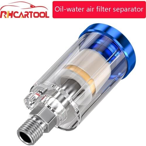 OBD2 Best Diagnostic tool 1/4'' Water Oil Separator Inline Air Hose Filter Moisture Trap For Compressor Spray Paint Gun