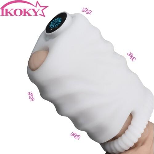 Penis Stimulate Massager Male Masturbator Vibrating Penis Trainer Male Penis Exerciser Vibrator Delay Lasting Stamina Trainer