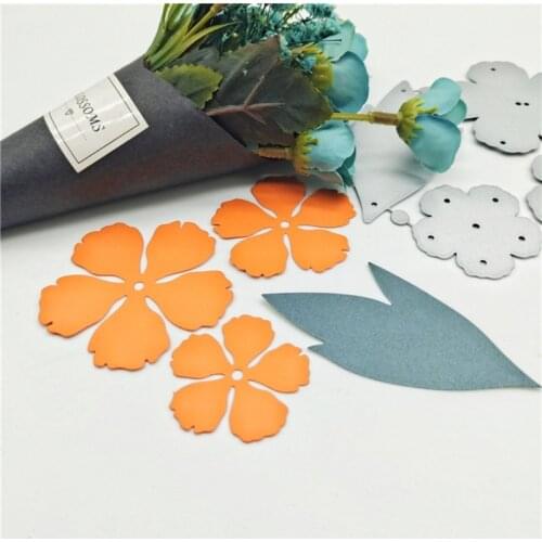 Rose Flower Metal Cutting Dies Stencil DIY Scrapbooking Album Paper Card Template Mold Embossing Craft Decoration R7UB