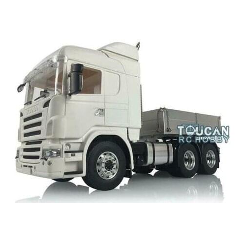 LESU RC 1/14 6*6 Metal Chassis Hercul 802B Sca Cabin Tractor Truck Car W/ Hopper Motor Servo THZH0599-SMT4