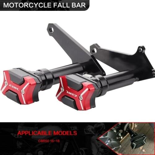 Motorcycle CNC Aluminum Falling Protection Frame Sliders Crash Protector For Honda CBR500R CBR 500 R CBR500 CBR 500R 2016 - 2018