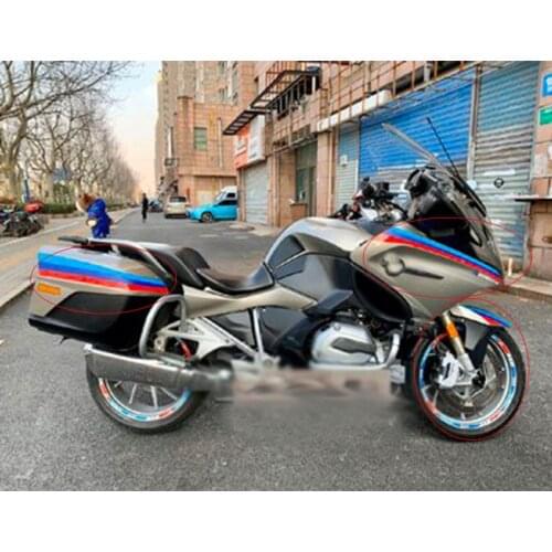 Motorcycle Headlight Fairing Stickers Decals Emblems For BMW R1200RT